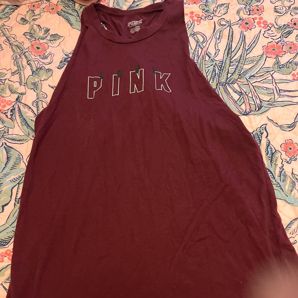Vs pink muscle shirt